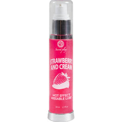 SECRETPLAY - 2-1 LUBRICANT HEAT EFFECT STRAWBERRY & CREAM 50 ML
