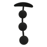 BLACK&SILVER - ROSARIO ANAL HARRY 3 ESFERAS DE SILICONA 14 CM