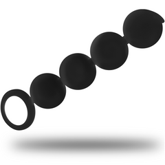 BLACK&SILVER - LENNON ANAL PRUNING 4 SILICONE SPHERES 15 CM