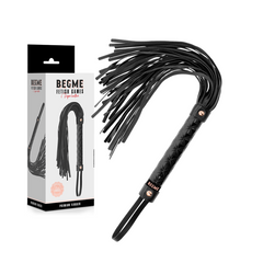 BEGME - FLOGGER EDICIÓN NEGRA DE CUERO VEGANO