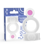 CASUAL LOVE - BAGUE TRANSPARENTE DOUBLE PLAISIR