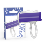 CASUAL LOVE - ANILLO VIBRADOR LENGUA LILA