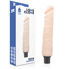LOVECLONE - JANSEN VIBRADOR AUTOLUBRICANTE 26 CM -O- 4,2 CM