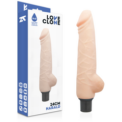 LOVECLONE - HARALD VIBRADOR AUTOLUBRICANTE 24 CM -O- 4 CM