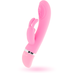 INTENSE - SUSY SILICONE PINK RABBIT OSCILLATING VIBRATOR