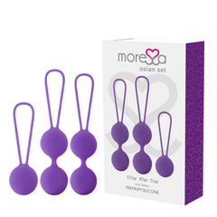MORESSA - SET OSIAN PREMIUM SILICONA LILA