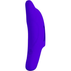 PRETTY LOVE - POWERFUL DARK BLUE DELPHINI FINGER STIMULATOR