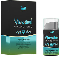 INTT - POTENTE GEL VIBRADOR LÍQUIDO ESTIMULANTE ÍNTIMO GIN&TONIC 15ML
