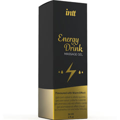 INTT MASSAGE & ORAL SEX - FLAVORED ENERGY MASSAGE GEL WITH DRINK AND WARMING EFFECT