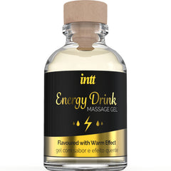 INTT MASSAGE & ORAL SEX - FLAVORED ENERGY MASSAGE GEL WITH DRINK AND WARMING EFFECT