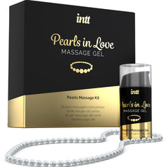 INTT MASSAGE & ORAL SEX - LOVE BEADS WITH PEARL NECKLACE AND SILICONE GEL