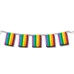 PRIDE - 10 METER LGBT FLAG STRIP.