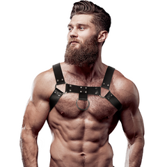 FETISH SUBMISSIVE ATTITUDE - ECO LEATHER CHEST HARNESS FOR MEN