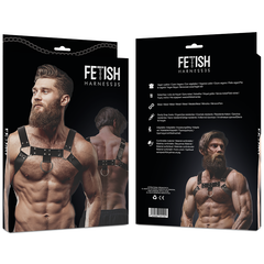 FETISH SUBMISSIVE ATTITUDE - ECO LEATHER CHEST HARNESS FOR MEN