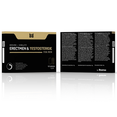 BLACK BULL - ERECTMEN & TESTOSTERIDE POWER Y TESTOSTERONA PARA HOMBRES 10 CÁPSULAS