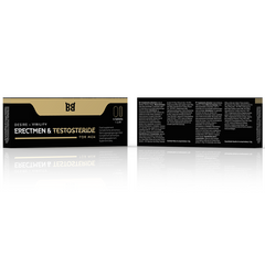 BLACK BULL - ERECTMEN & TESTOSTERIDE POWER Y TESTOSTERONA PARA HOMBRES 4 CÁPSULAS