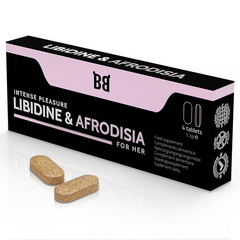 BLACK BULL - LIBIDINE & AFRODISIA INTENSE PLEASURE FOR ITS 4 TABLETS