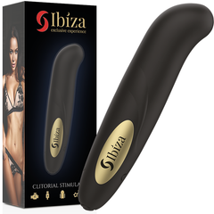 IBIZA - ESTIMULADOR DE CLITORIS CARGADOR USB 10 MODOS DE VIBRACIÓN ORO 13 X 2.9