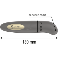 IBIZA - ESTIMULADOR DE CLITORIS CARGADOR USB 10 MODOS DE VIBRACIÓN ORO 13 X 2.9