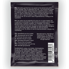 SPARTAN - GEL MEJORADOR DE LA ERECCIÓN CON EFECTO FRÍO-CALOR 100% VEGANO 4ML