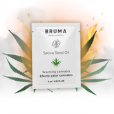 BRUMA - GEL SLIP CALENTADOR DE ACEITE DE SEMILLAS SATIVA SABOR CANNABIS 6 ML