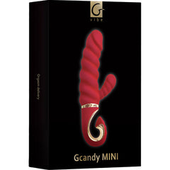G-VIBE - VIBRADOR DE SILICONA GCANDY MINI ROJO