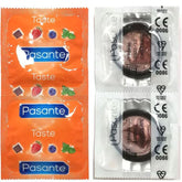 PASANTE - TEMPTATION CHOCOLATE FLAVOR CONDOMS BAG 144 UNITS
