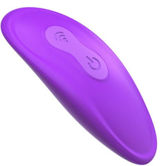 FANTASY FOR HER - VIBRADOR DE DOBLE PENETRACIÓN CON CONTROL REMOTO 9 NIVELES MORADO