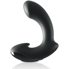 SIR RICHARDS - BLACK SILICONE P-SPOT PROSTATE MASSAGER