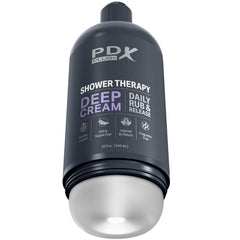PDX PLUS - STROKER MASTURBADOR DISCRETO CREMA PROFUNDA DISEÑO BOTELLA CHAMPÚ
