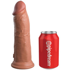 KING COCK - ELITE DILDO REALISTA DE SILICONA 20,3 CM CARAMELO