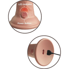 KING COCK - ELITE REALISTIC VIBRATING & SILICONE DILDO 20.3 CM