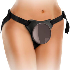 KING COCK - ELITE KIT DELUXE ADJUSTABLE HARNESS RING WITH TESTICLES & DILDO 20.3 CM