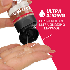 BRUMA - PREMIUM MASSAGE OIL HEAT EFFECT STRAWBERRY FLAVOR 3 IN 1 - 100 ML