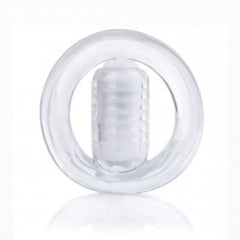 SCREAMING O - GO Q VIBE TRANSPARENT VIBRATING COCK RING