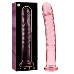NEBULA SERIES BY IBIZA - MODELO 16 DILDO DE CRISTAL BOROSILICATO TRANSPARENTE 18,5 CM -O- 3 CM