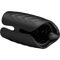 PRETTY LOVE - MANUAL MASTURBATOR FOR RECHARGEABLE GLANS VIBRATOR