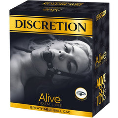 ALIVE - BLACK DISCRETION BREATHABLE GAG