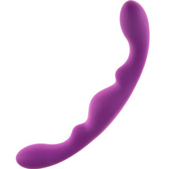 ALIVE - LUNA DILDO DOBLE PENETRACIÓN SILICONA MORADO 25 CM