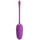 PRETTY LOVE - HUEVO VIBRADOR TEXTURA MARINA RECARGABLE MORADO