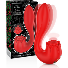 MIA - ESTIMULADOR VIBRADOR SELENA + TAPPING ROJO