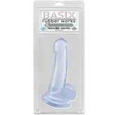 BASIX - SUCCIÓN DE GELATINA PARA PENE TRANSPARENTE 18 CM
