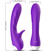 ARMONY - VIBRADOR ROMANCE CON ESTIMULADOR MORADO