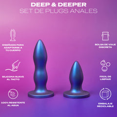 DUREX - TOY SET ANAL PLUG DEEP & DEEPER