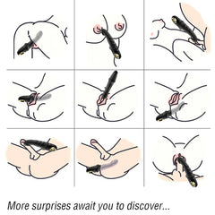 ARMONY - DILDO VIBRADOR GIRATORIO JOYBLADE NEGRO