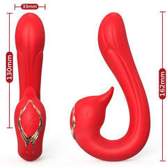 ARMONY - DELFIN VIBRADOR MULTIPOSICIÓN Y EFECTO CALOR ROJO
