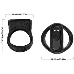 ARMONY - BLACK VIBRATOR & MULTIPOSITION RING