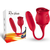 ARMONY - ROSEKNIGTH VIBRANTE LAMIENDO CLITO Y VIBRADOR ROJO