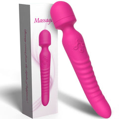 ARMONY - MASAJEADOR MISSION & VIBRADOR EFECTO CALOR FUCSIA