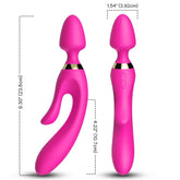 ARMONY - MASAJEADOR Y VIBRADOR CONEJO FUCSIA